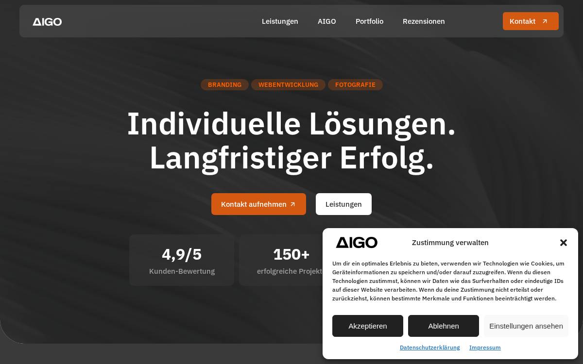 AIGO website preview
