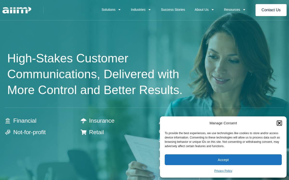 AIIM website preview