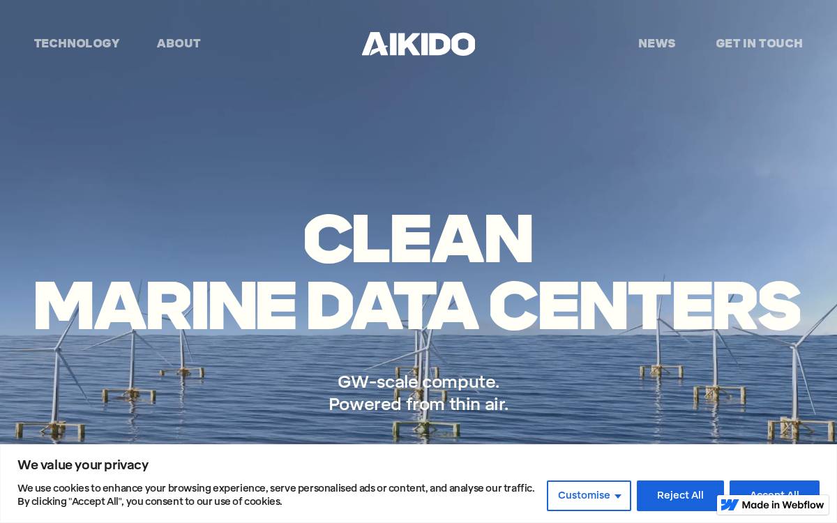 Aikido transparent v3 website preview