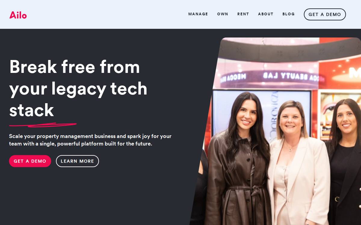 Ailo website preview