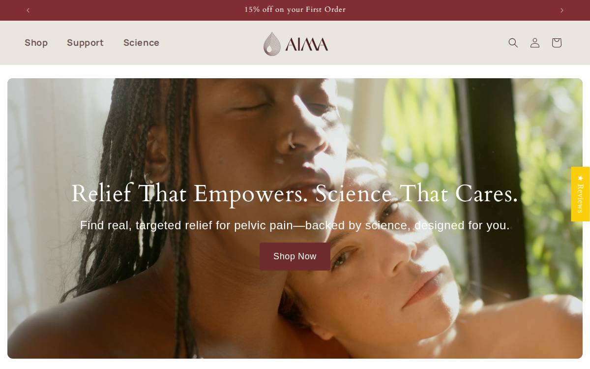 AIMA website preview
