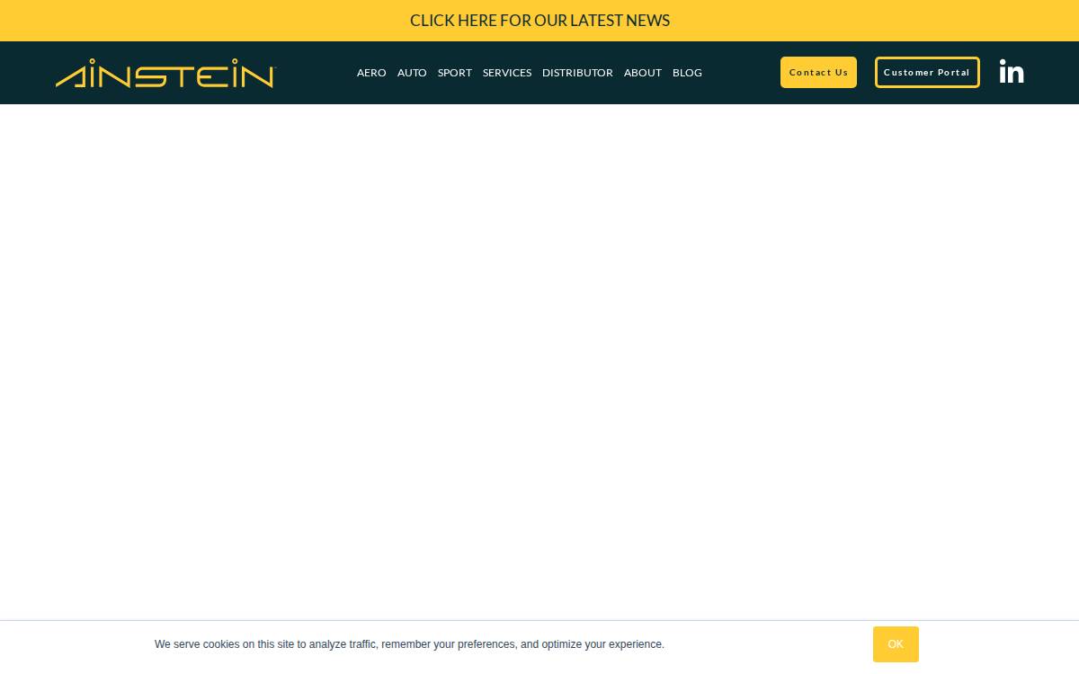 Ainstein AI website preview