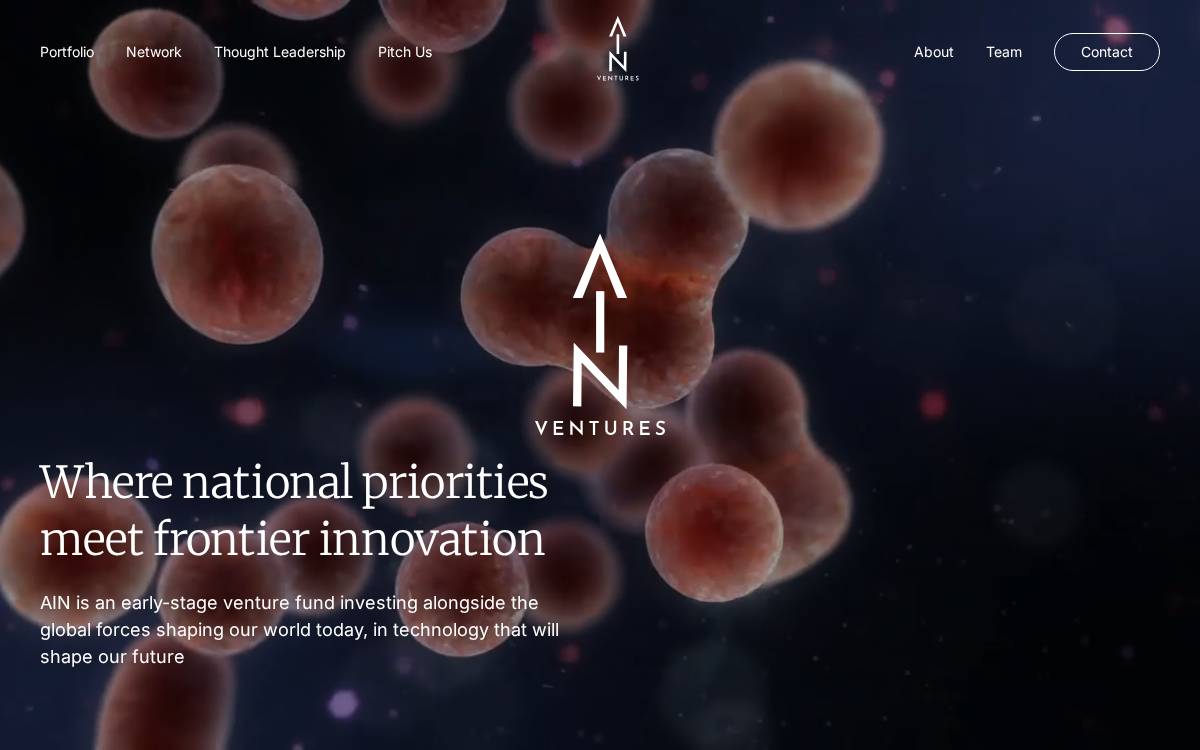Ainventures website preview