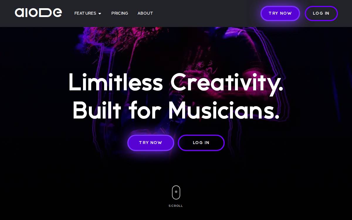 Aiode website preview