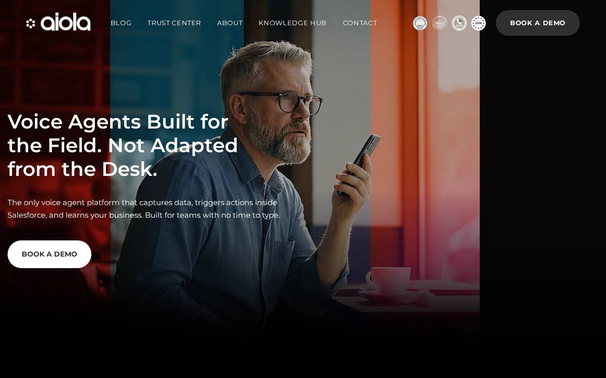 aiola website preview