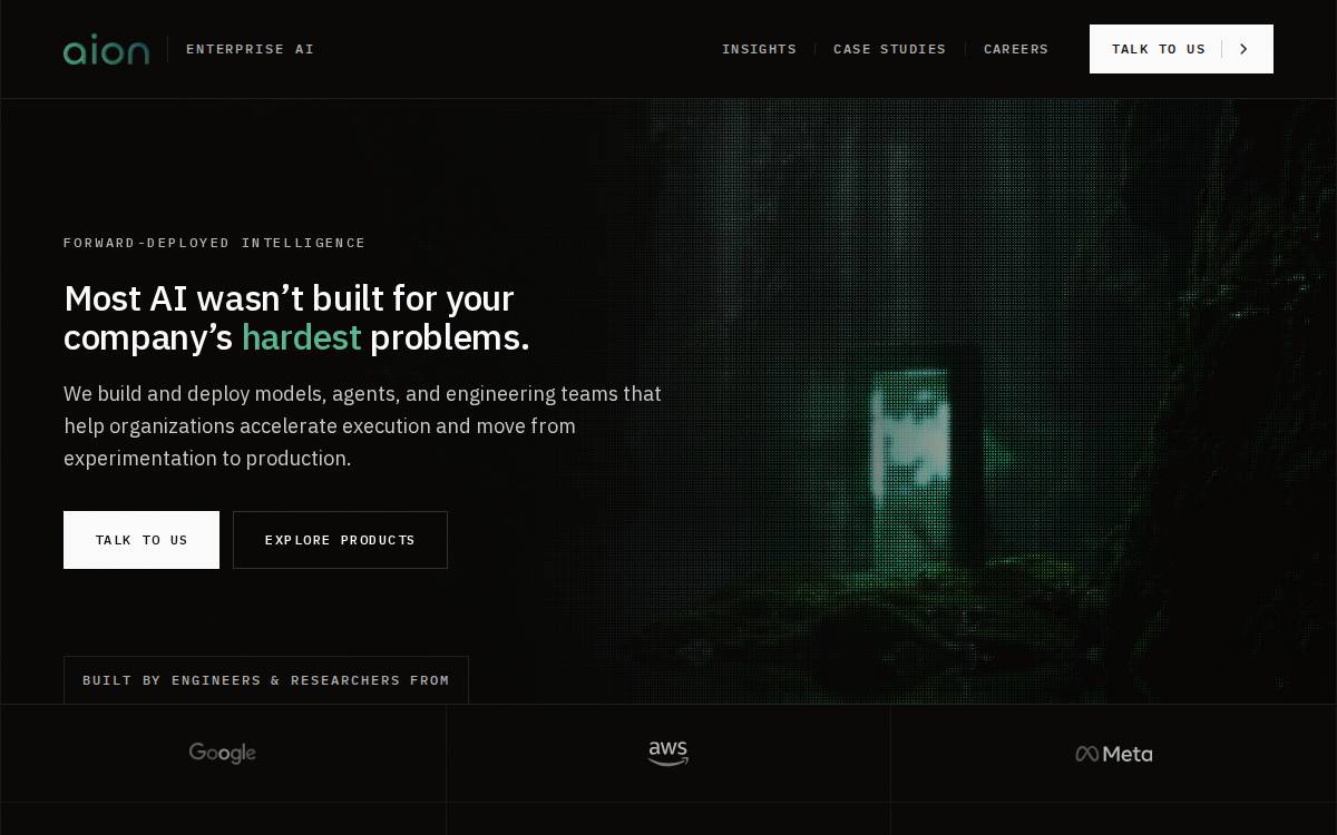 Aion website preview