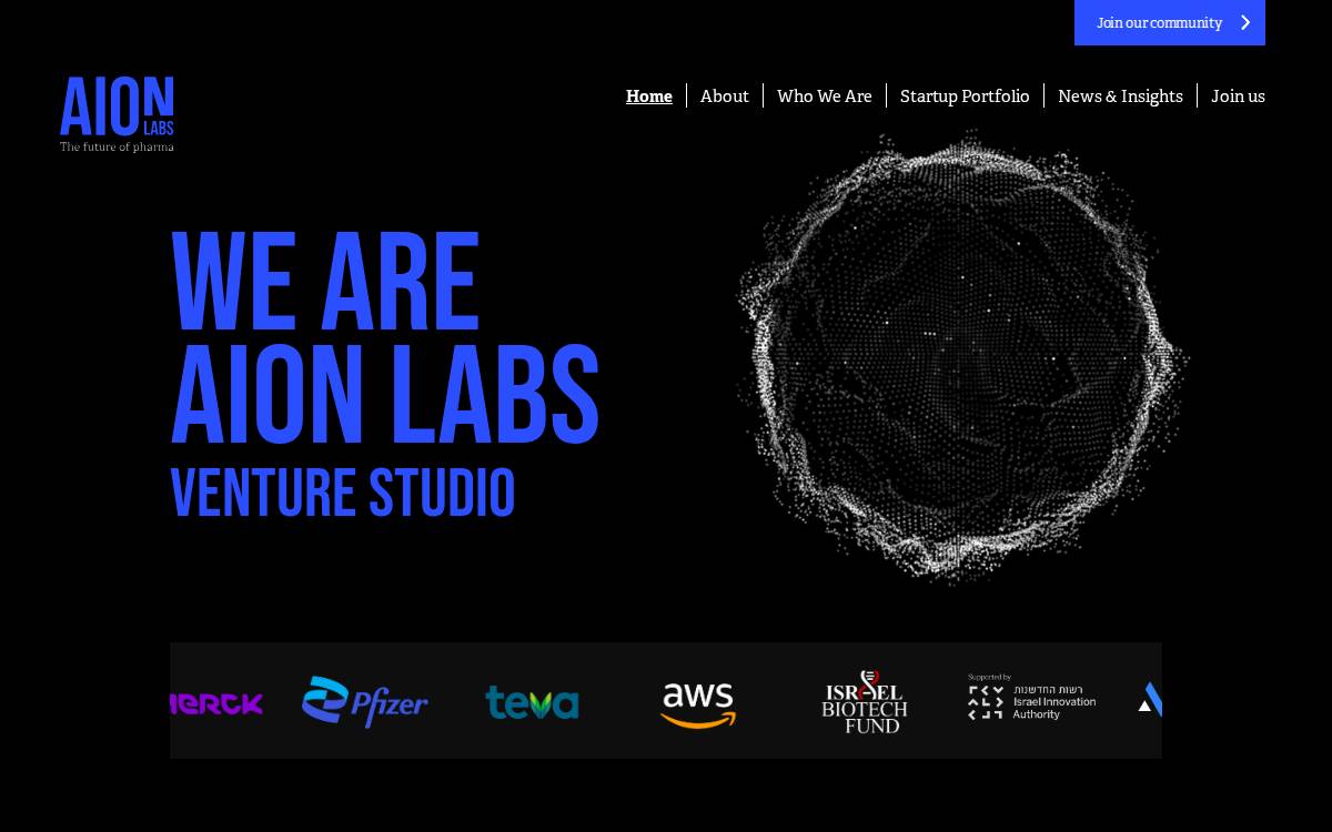 AION Labs website preview