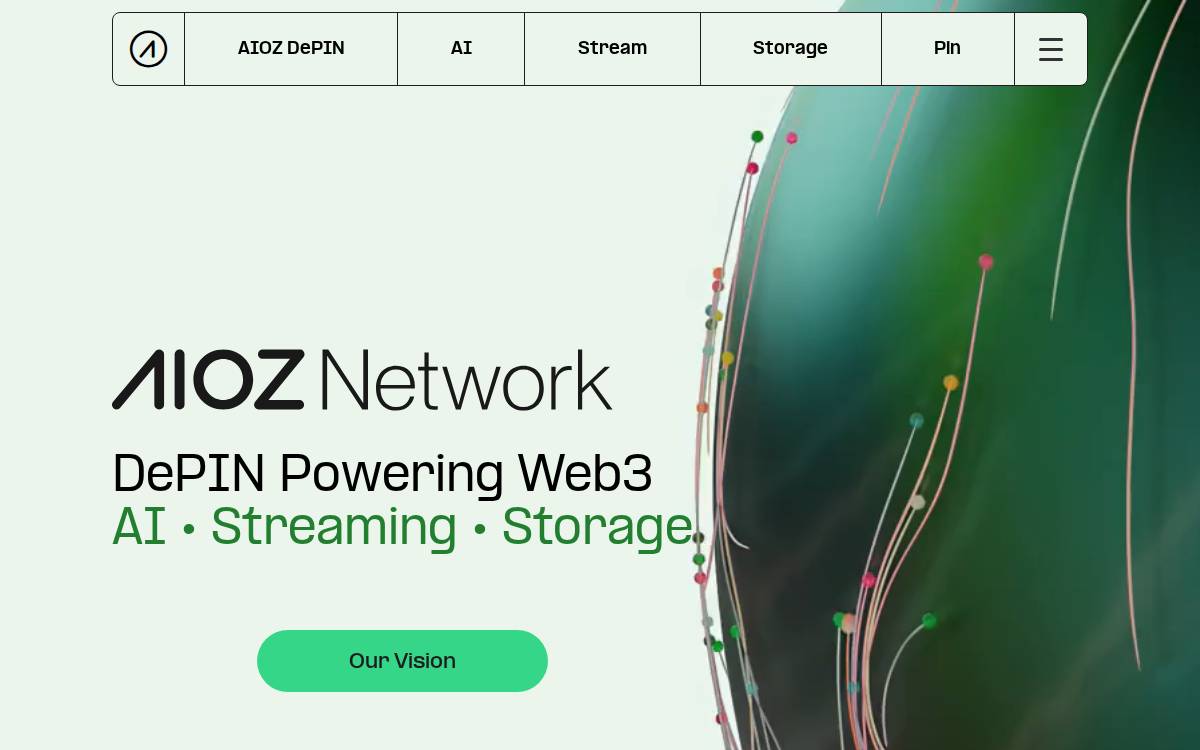 Aioz website preview
