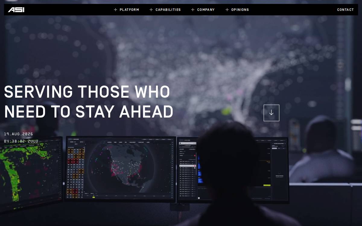 Air Space Intelligence website preview