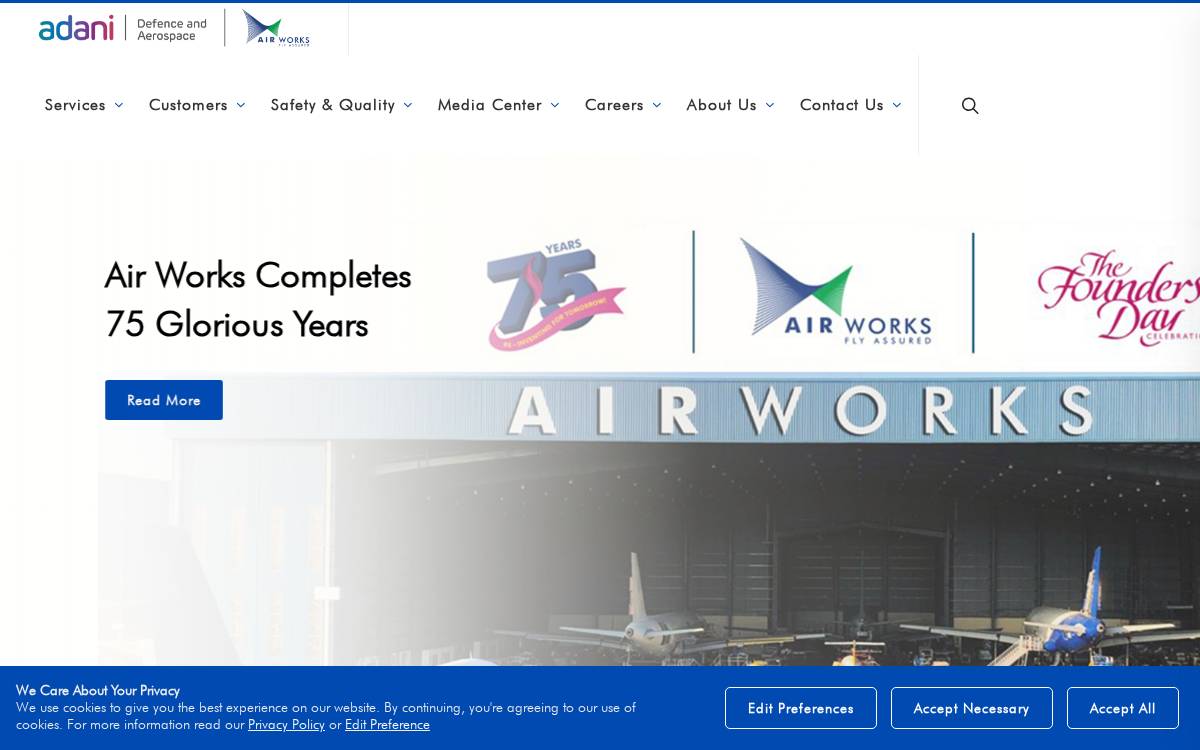 Air Works website preview