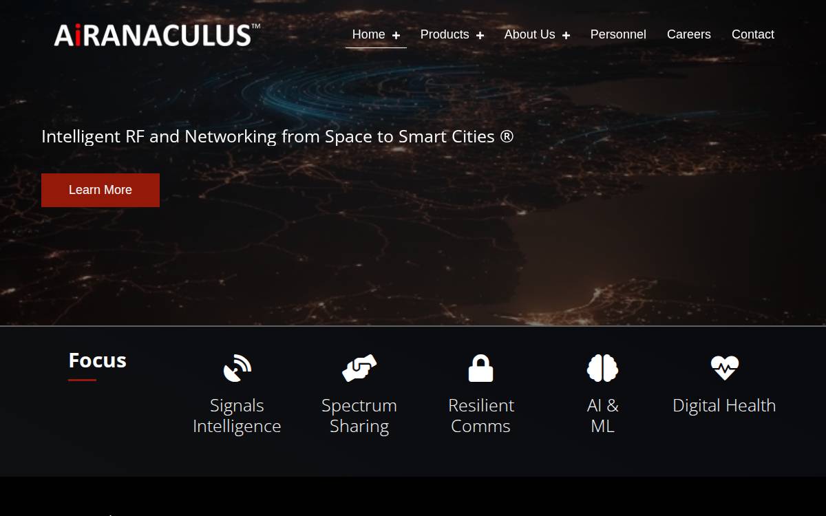 Airanaculus website preview
