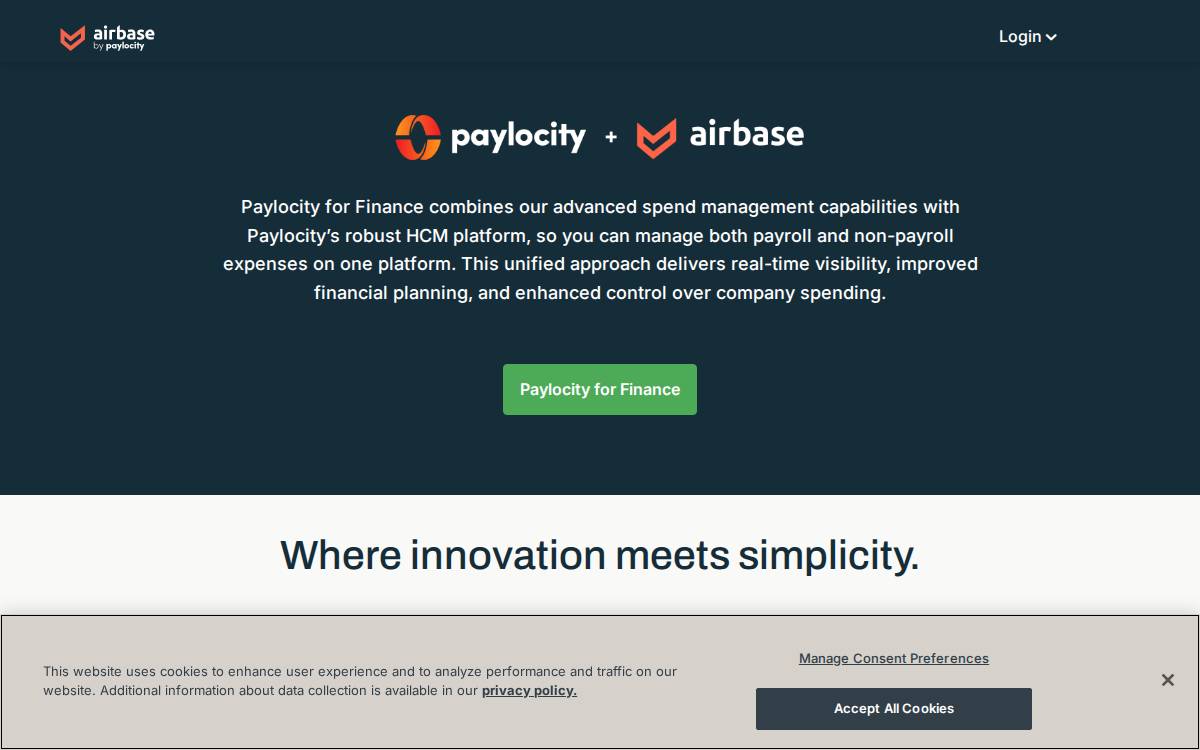 Airbase website preview