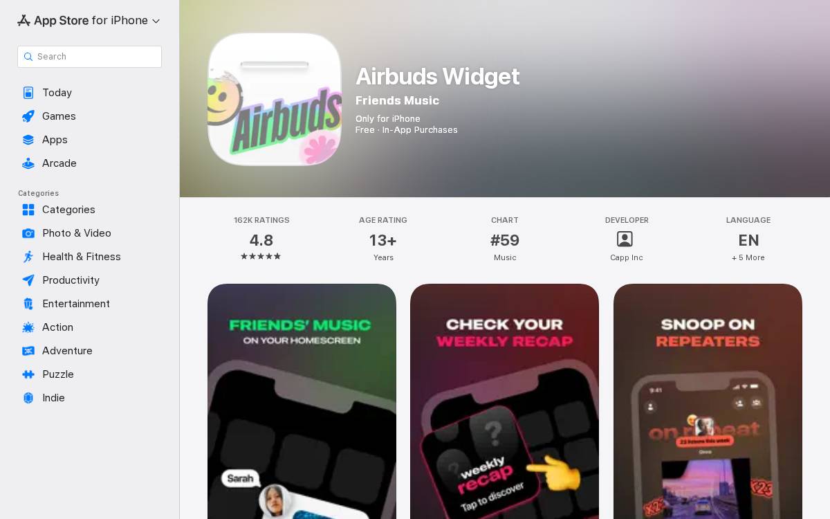 Airbuds website preview
