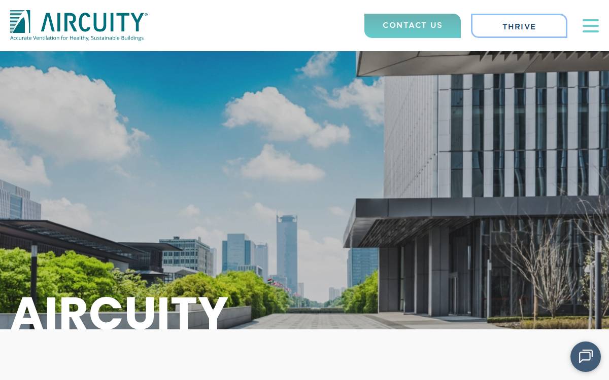 Aircuity website preview