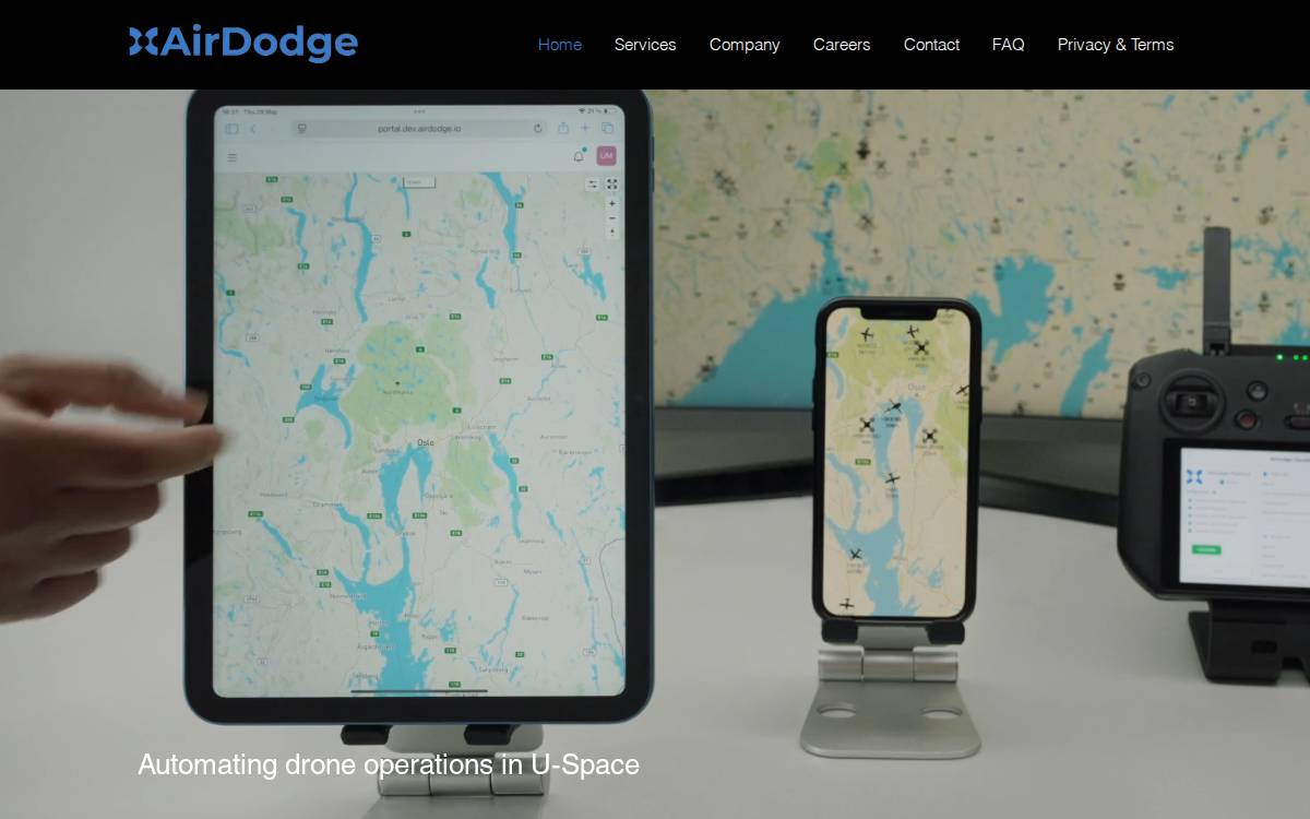Airdodge website preview