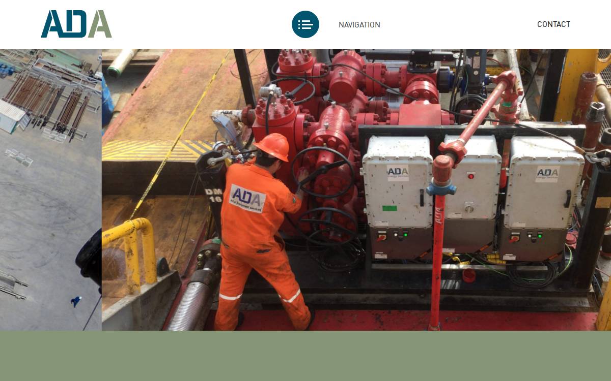 Airdrilling website preview