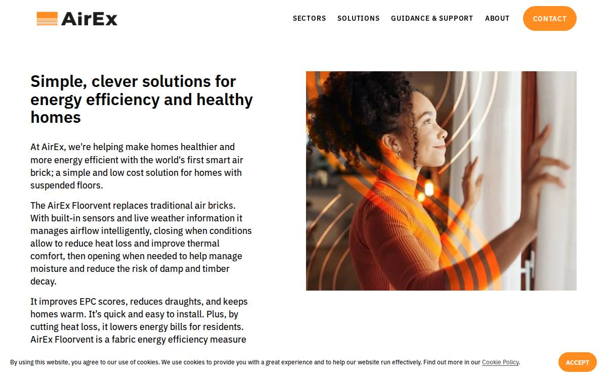 AirEx Technologies website preview
