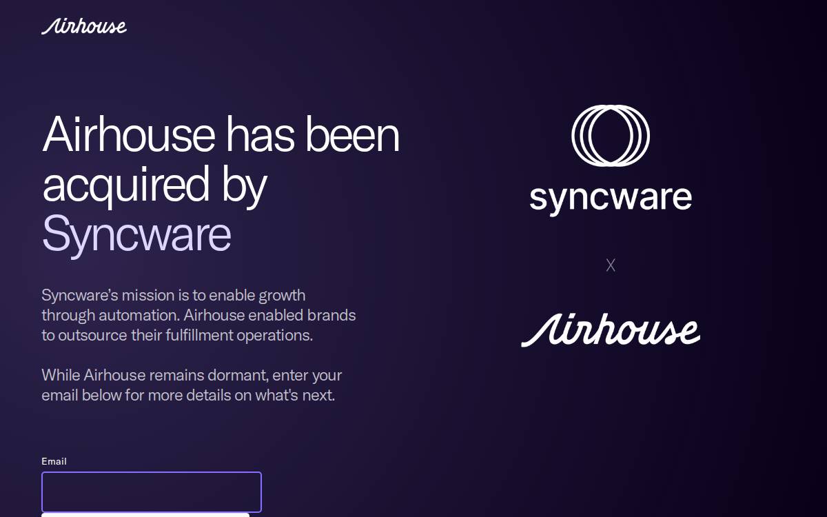 Airhouse website preview