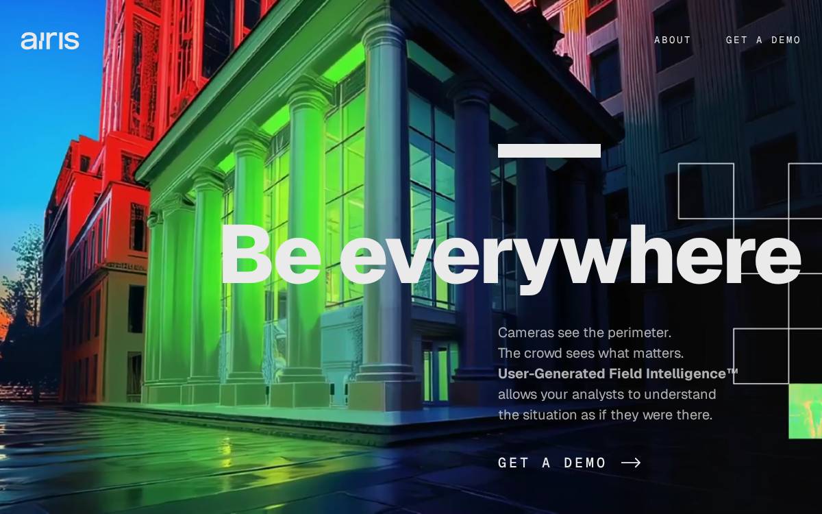 Airis Labs website preview