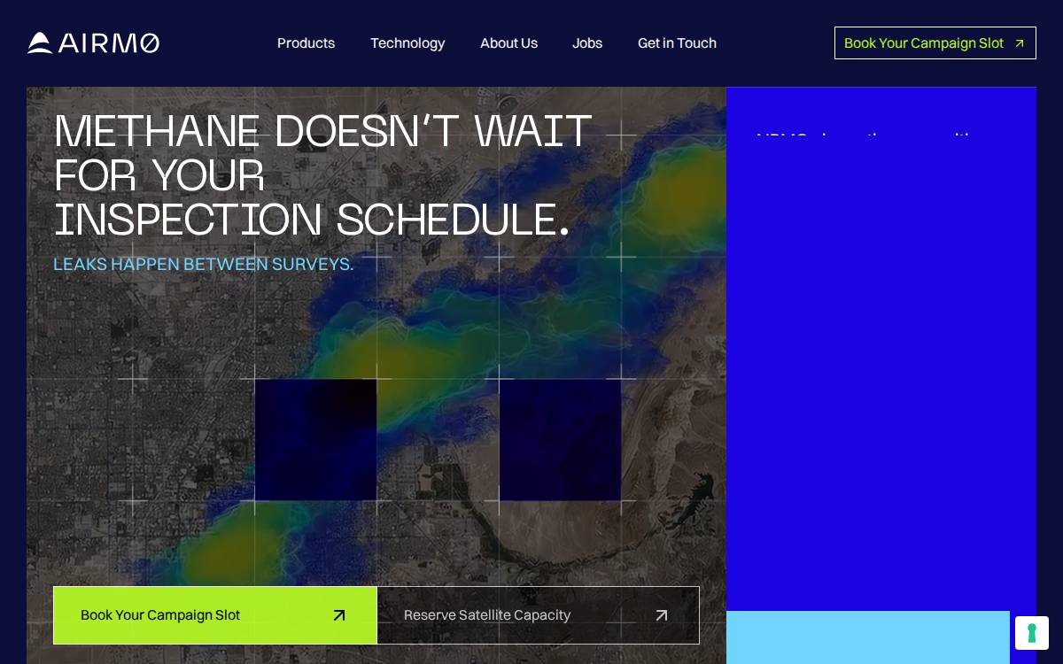 AIRMO website preview