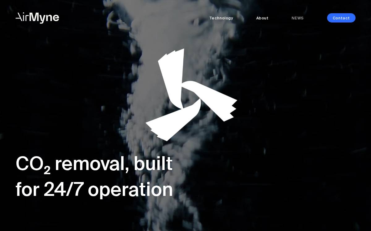 AirMyne website preview