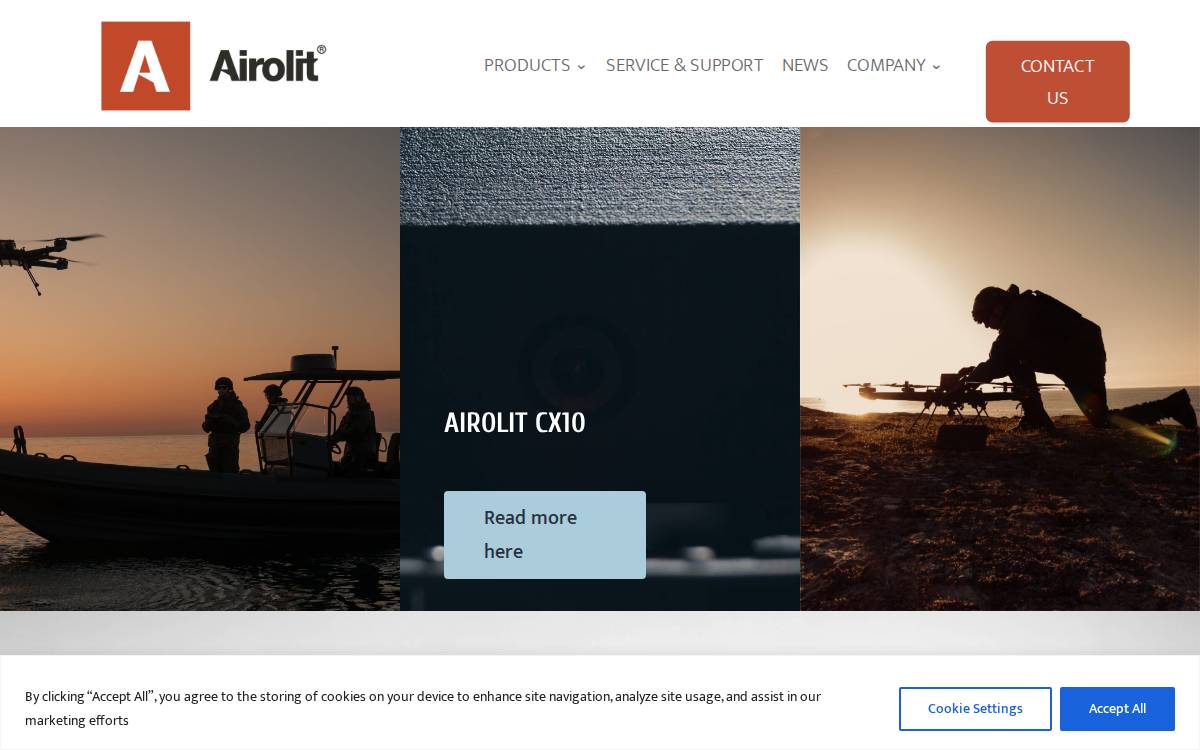 Airolit website preview