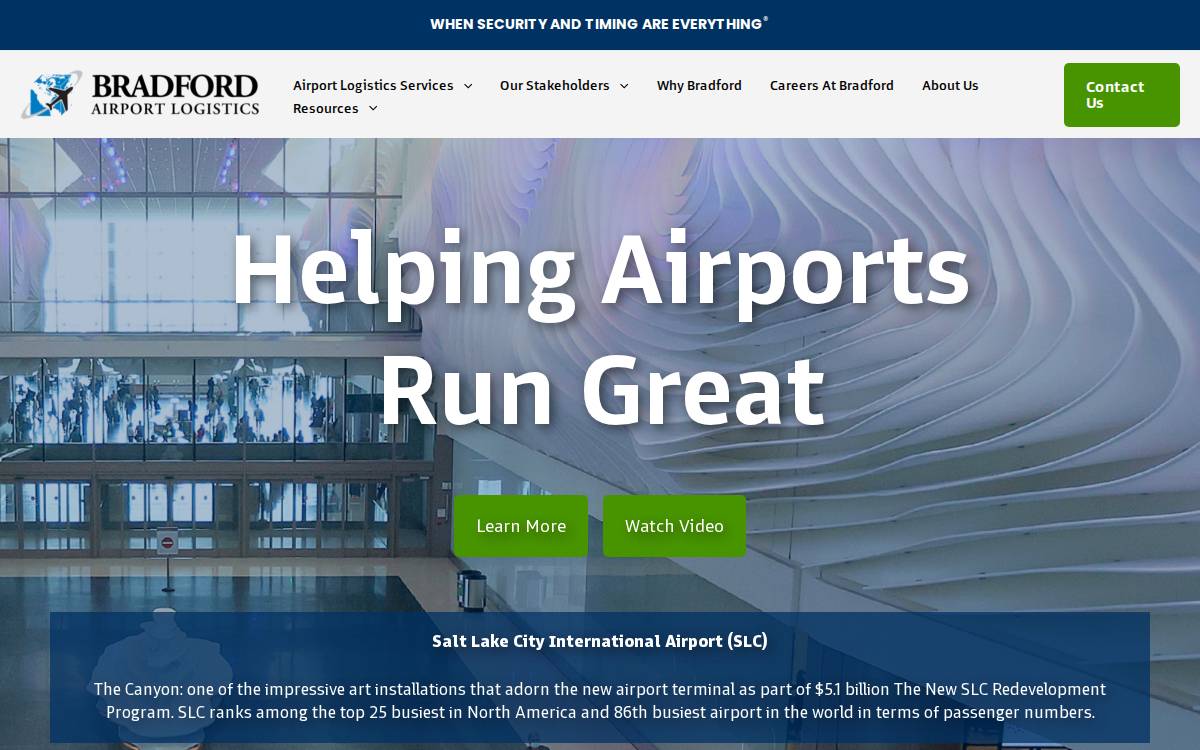 Airportlogistics website preview