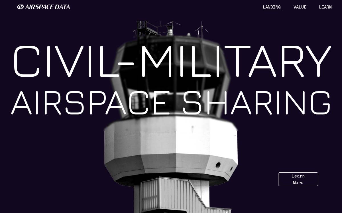 Airspacedata website preview