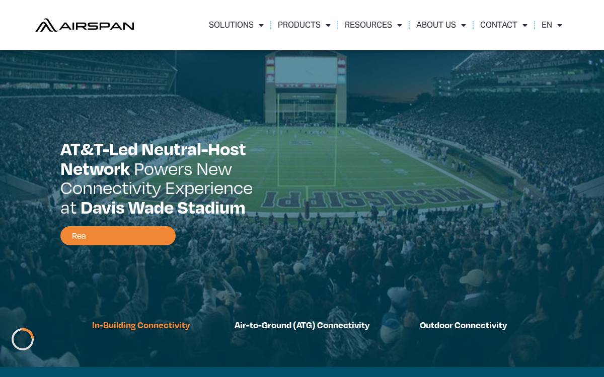 Airspan Networks Inc website preview