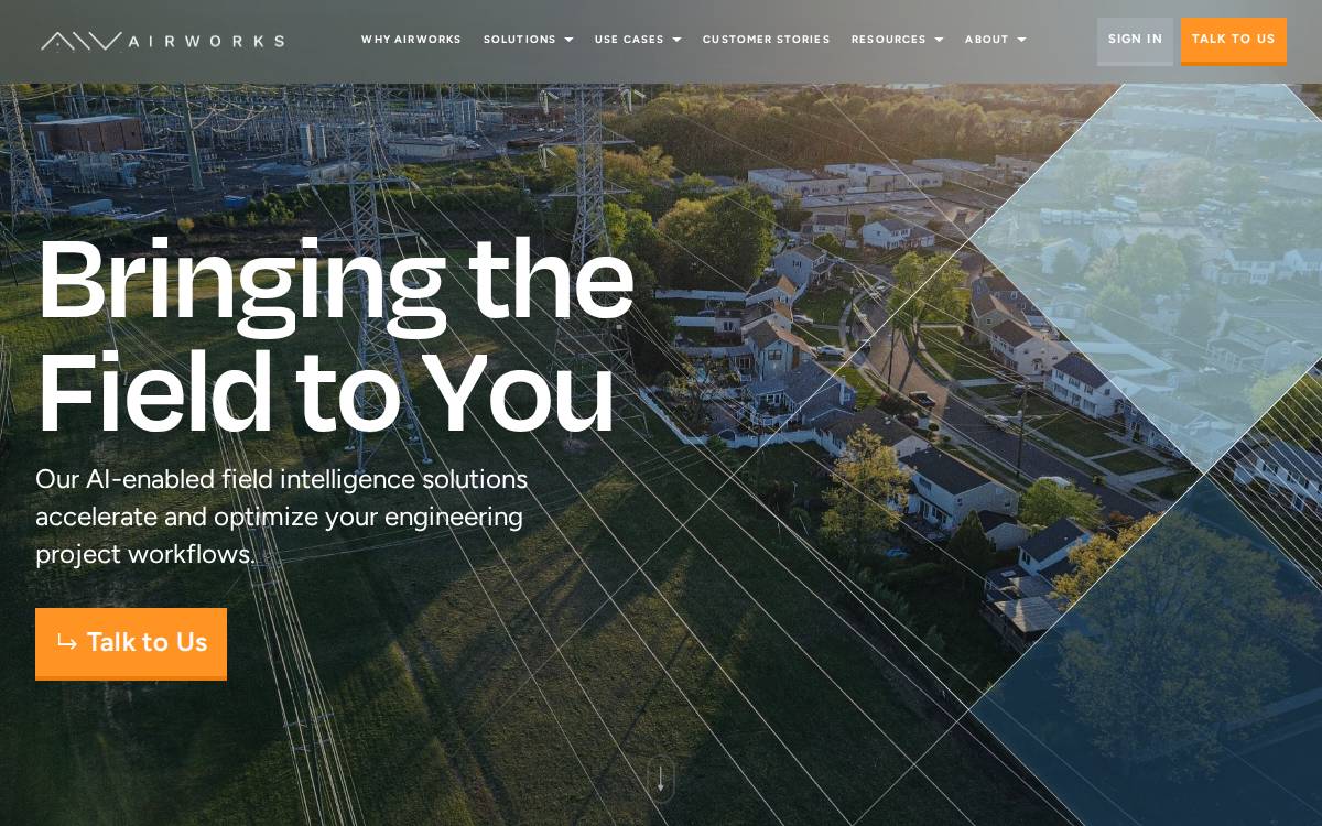AirWorks website preview