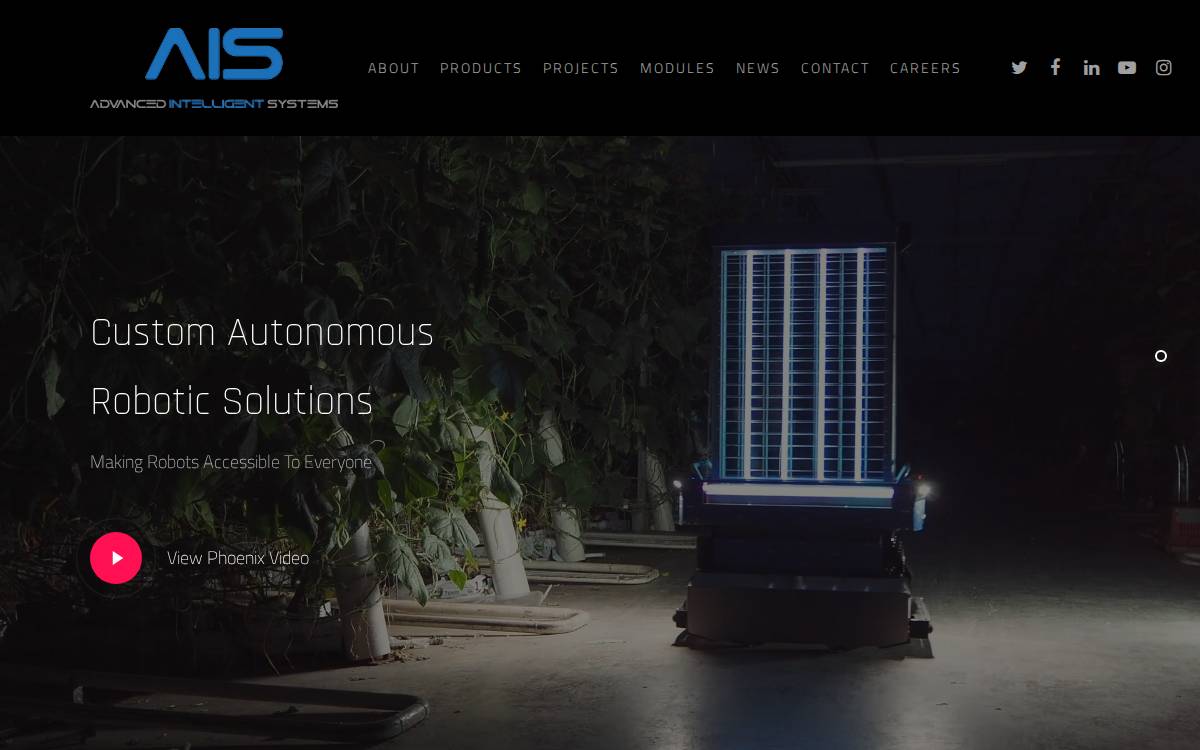 AIS, website preview
