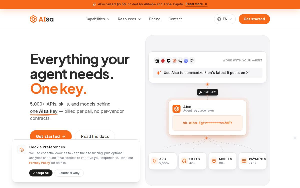 Aisa website preview