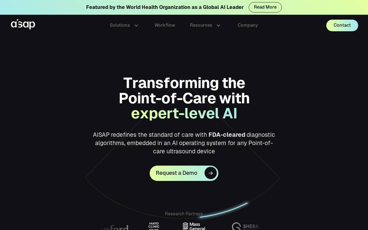 Aisap website preview