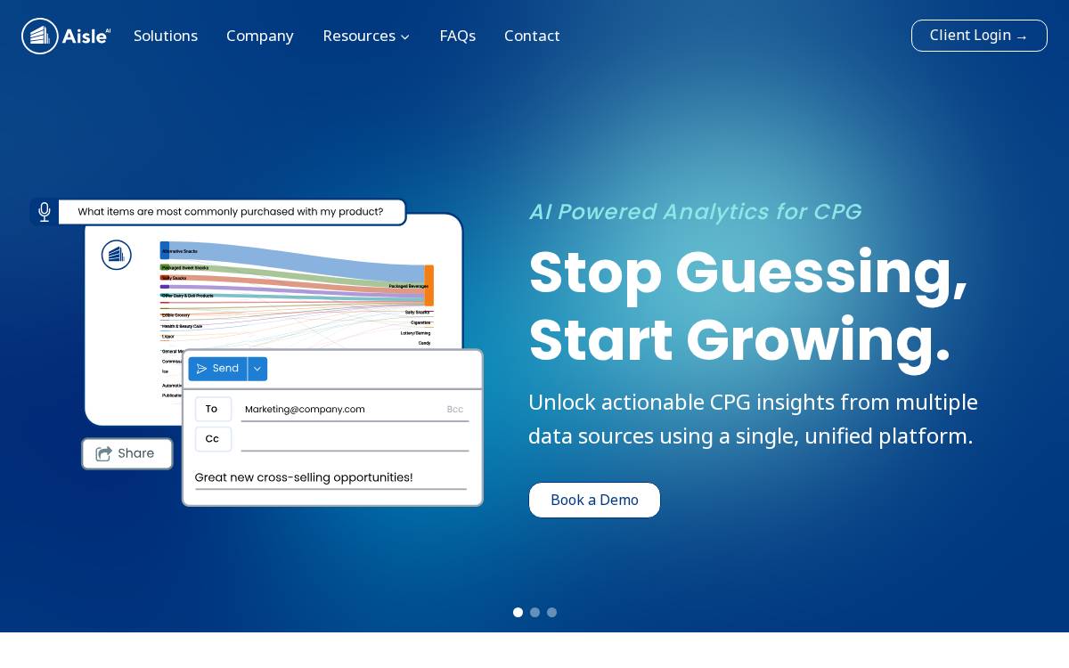 Aisle AI website preview