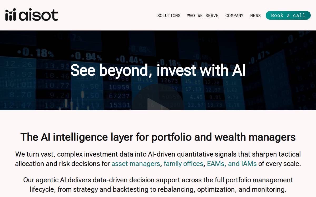 Aisot website preview