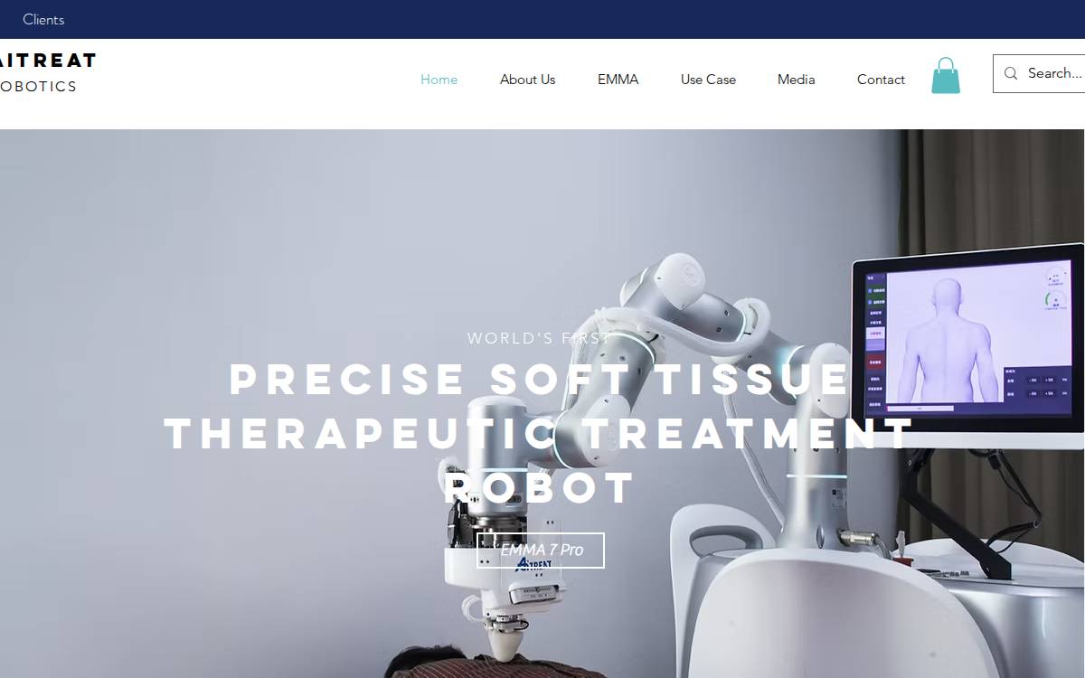 Aitreat website preview