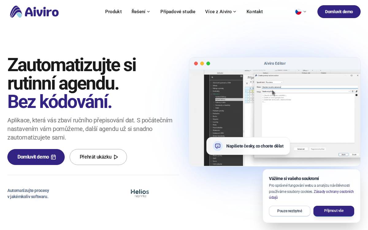 Aiviro website preview