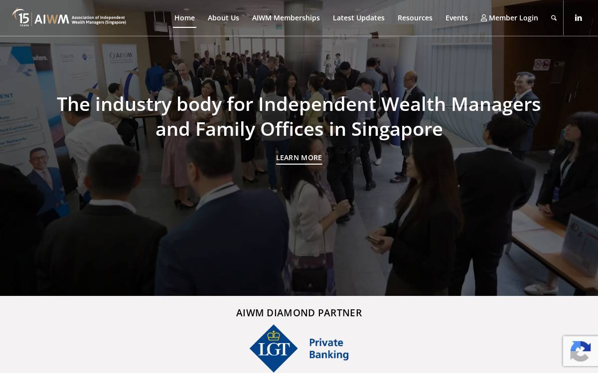 AIWM website preview