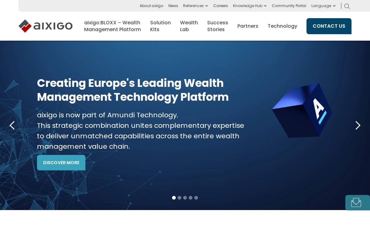 Aixigo website preview