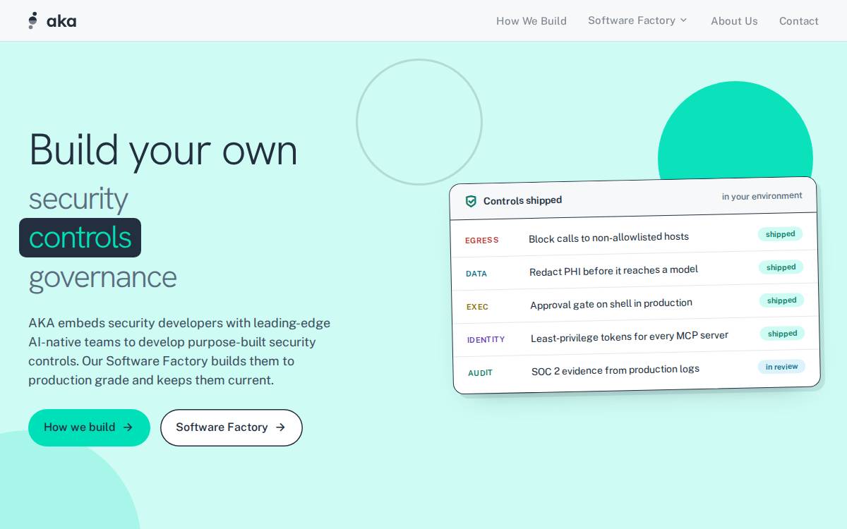 AKA Identity website preview