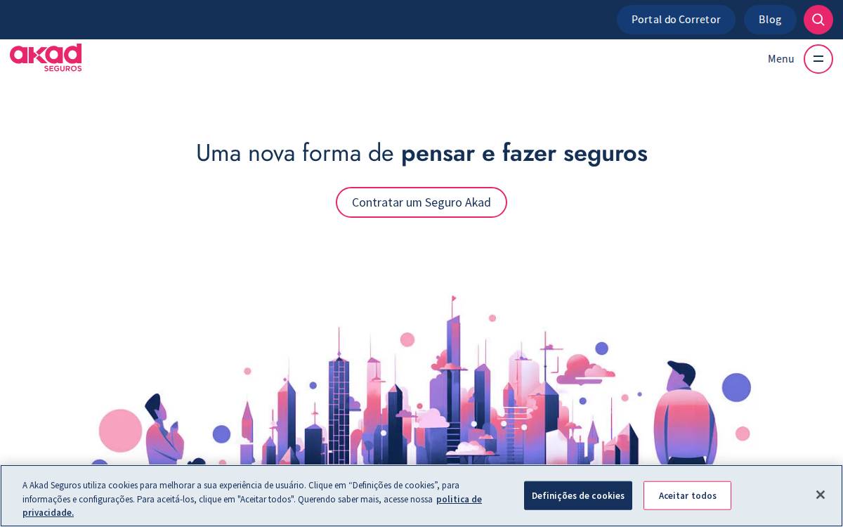 Akad website preview
