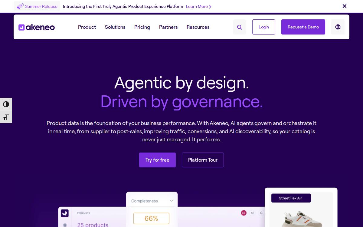 Akeneo website preview