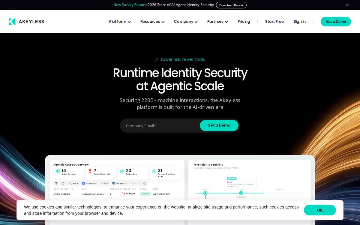 Akeyless website preview