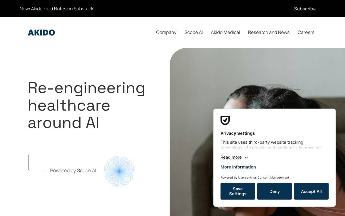 Akido Labs website preview