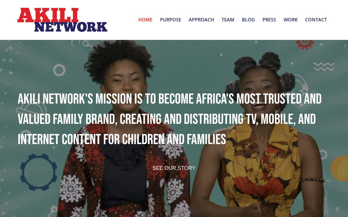 Akili Network website preview