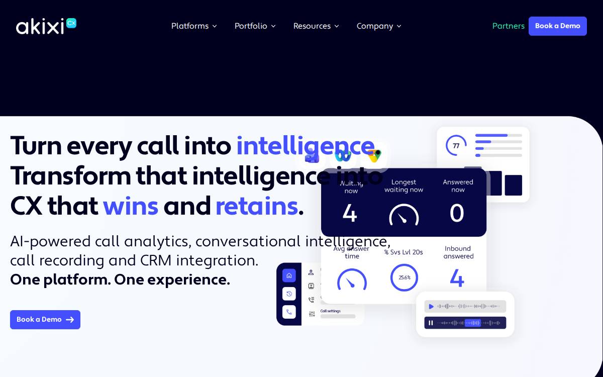 Akixi website preview
