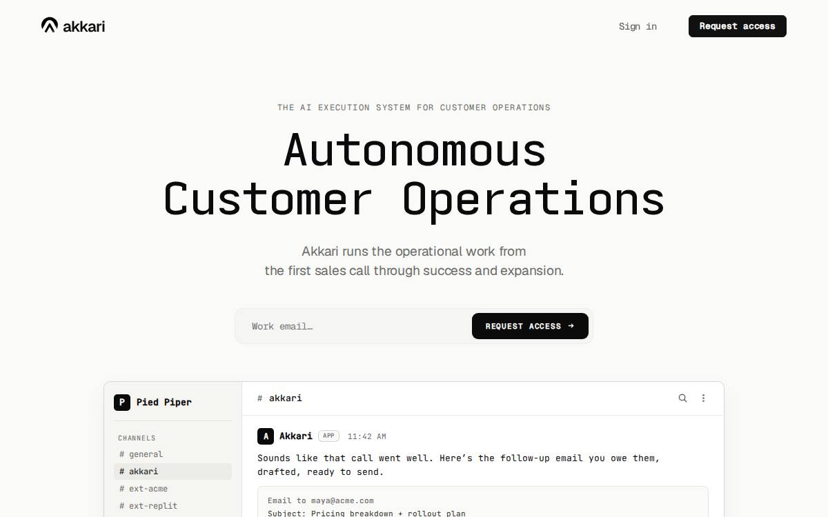 Akkari website preview