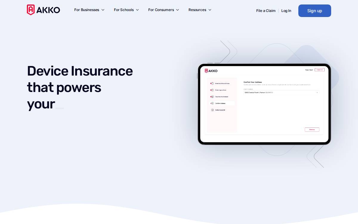 AKKO website preview