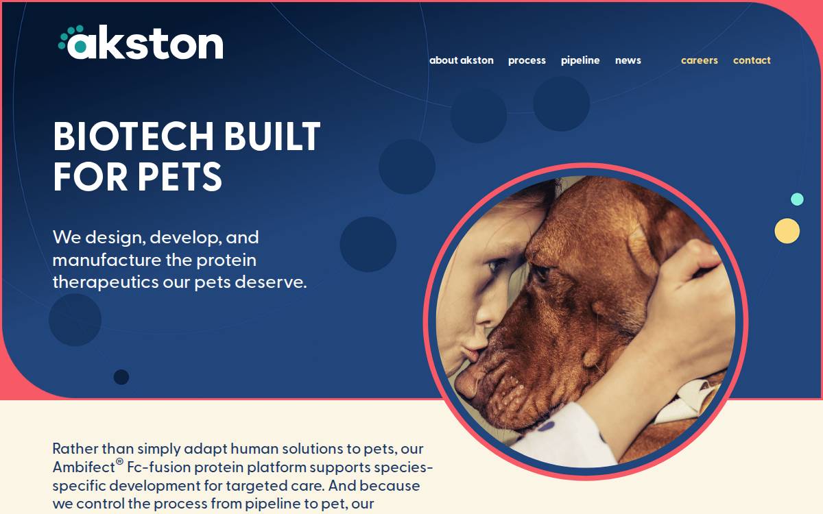 Akston Biosciences website preview