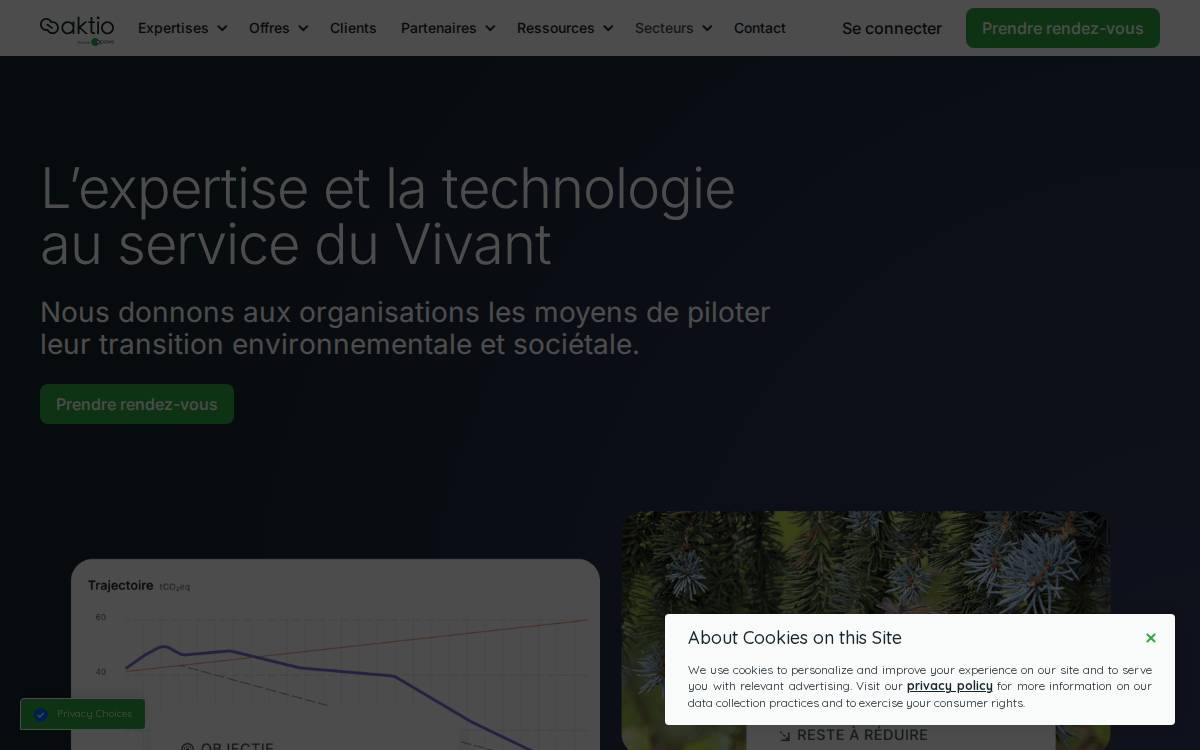 Aktio website preview